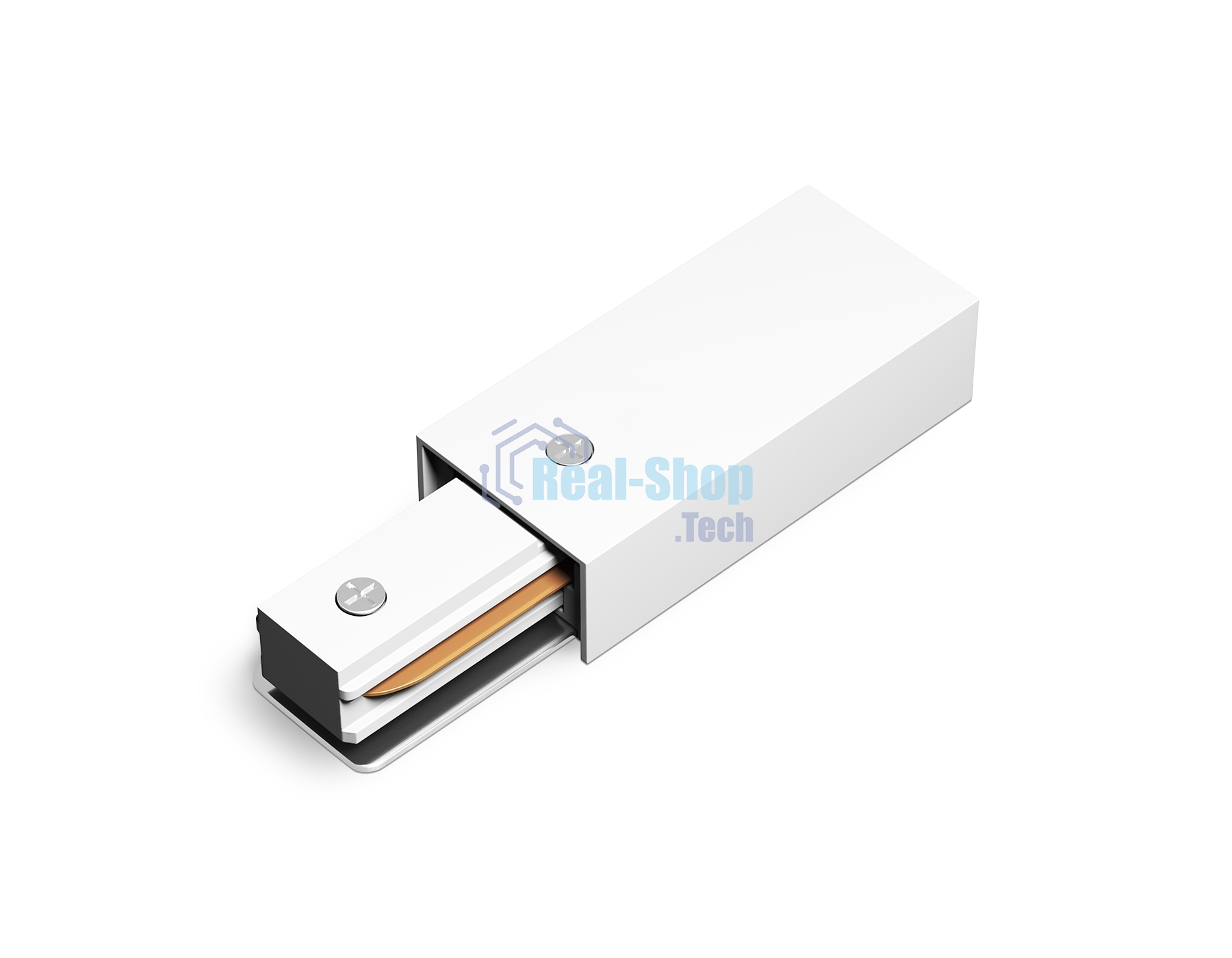 Ввод питания для накладного шинопровода GL7151 WH белый ввод питания IP20 Standard 220V NEW 108*35*20