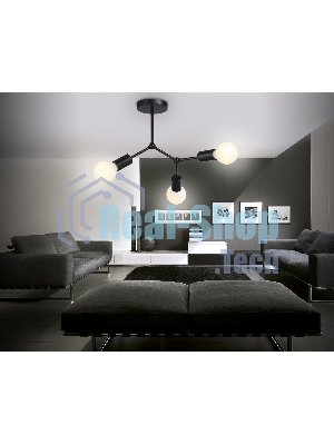 Светильник Ambrella light TR8027/3 BK черный E27*3 max 40W D400*390