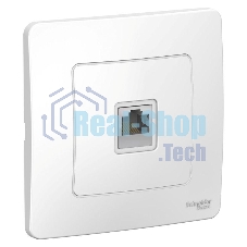 Розетка компьютерная СП Blanca RJ45 кат.5e бел. SchE BLNIS045001