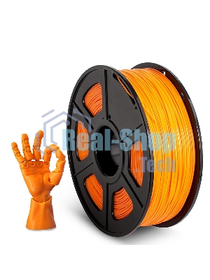 Филамент NVPrint ABS Orange для 3D печати диаметр 1.75мм длина 330 метров масса 1 кг