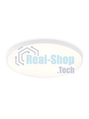 Потолочный светодиодный светильник Ambrella light FZ1222 WH белый IP44 24W 4200K D372*55 (Без ПДУ)