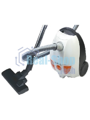 Пылесос Centek CT-2503 белый/оранжевый, 400/2000 Вт, уборка сухая, пылесборник мешок 2.5 л