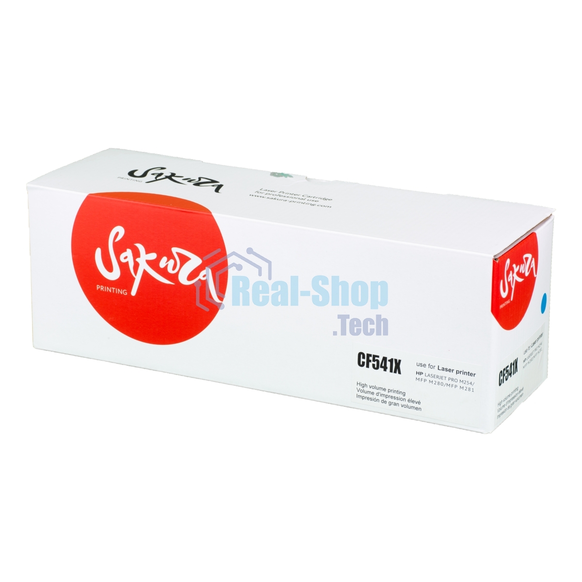 Картридж Sakura CF541X (203X) для HP M254, MFP M280/281, синий, 2 500 к.