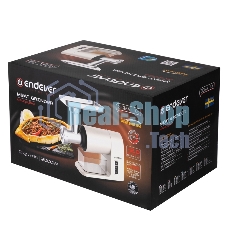 Мясорубка электрическая Endever Sigma-106, мощность 2000 Вт, в комплекте 3 решетки и 3 насадки, бежевый, 2 шт/уп