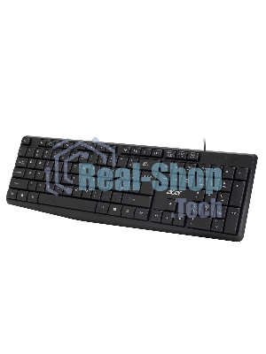 Клавиатура проводная Acer OKW121 (ZL.KBDEE.00B), USB, черный