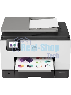 МФУ струйное HP Officejet Pro 9023 AiO (1MR70B), A4, цветной, до 24 стр/мин. (ч/б) до 20 стр/мин. (цвет), скан. до 15 стр/мин. (ч/б) 8 стр/мин. (цвет), 1200x1200dpi, USB, RJ-45, Wi-Fi, Air Print