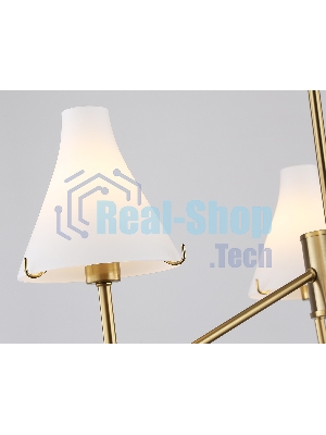 Люстра Ambrella light LH57131/3 BS/FR латунь/белый матовый E14/3 max 40W D650*590