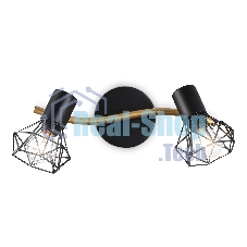 Светильник Ambrella light TR8656/2 BK/GD черный/золото E14/2 max 60W 330*100*185