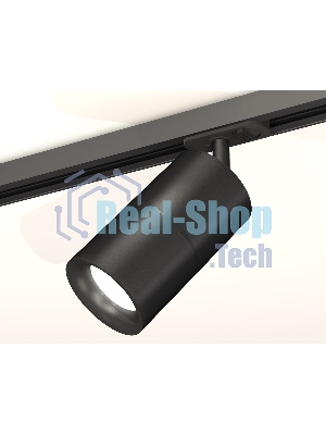Светильник Ambrella light XT7402021 SBK/PBK черный песок/черный полированный MR16 GU5.3 (A2537, C7402, A2071, C7402, N7011)