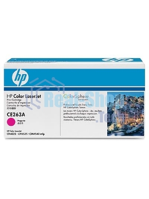Картридж лазерный HP CE263A пурпурный CLJ CP4025/CP4525 (11000 стр.)