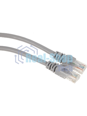 Патч-корд Premier NA102-UTP-C6-2M 10 Гбит/с UTP 4 пары cat.6 CCA molded 2м серый RJ-45 (m)-RJ-45 (m)