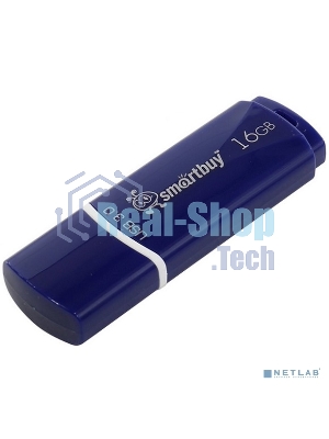Флешка USB Smartbuy Crown Blue (SB16GbCRW-Bl), 16Gb, USB 3.0, R/W 75/30, синий