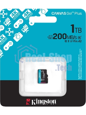 Флеш карта microSDXC 1Tb Kingston SDCG4/1TbSP Canvas Go! Plus w/o adapter