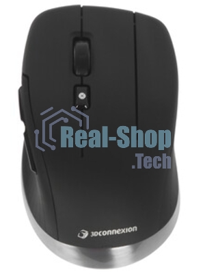 Мышь беспроводная/проводная 3Dconnexion CadMouse Pro Wireless, RTL, Right hand (341450) (3DX-700116) черный, 7200 dpi, радиоканал, Bluetooth, USB, кнопки - 7