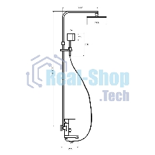 SUS125BL-009DK Душевая система, ø35