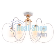 Светильник Ambrella light TR3120/6 WH/GD белый/золото E27 max 40W D850*480