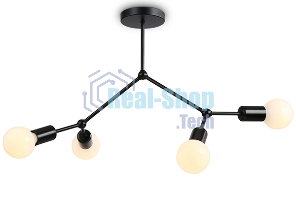 Светильник Ambrella light TR8033/4 BK черный E27*4 max 40W D670*440