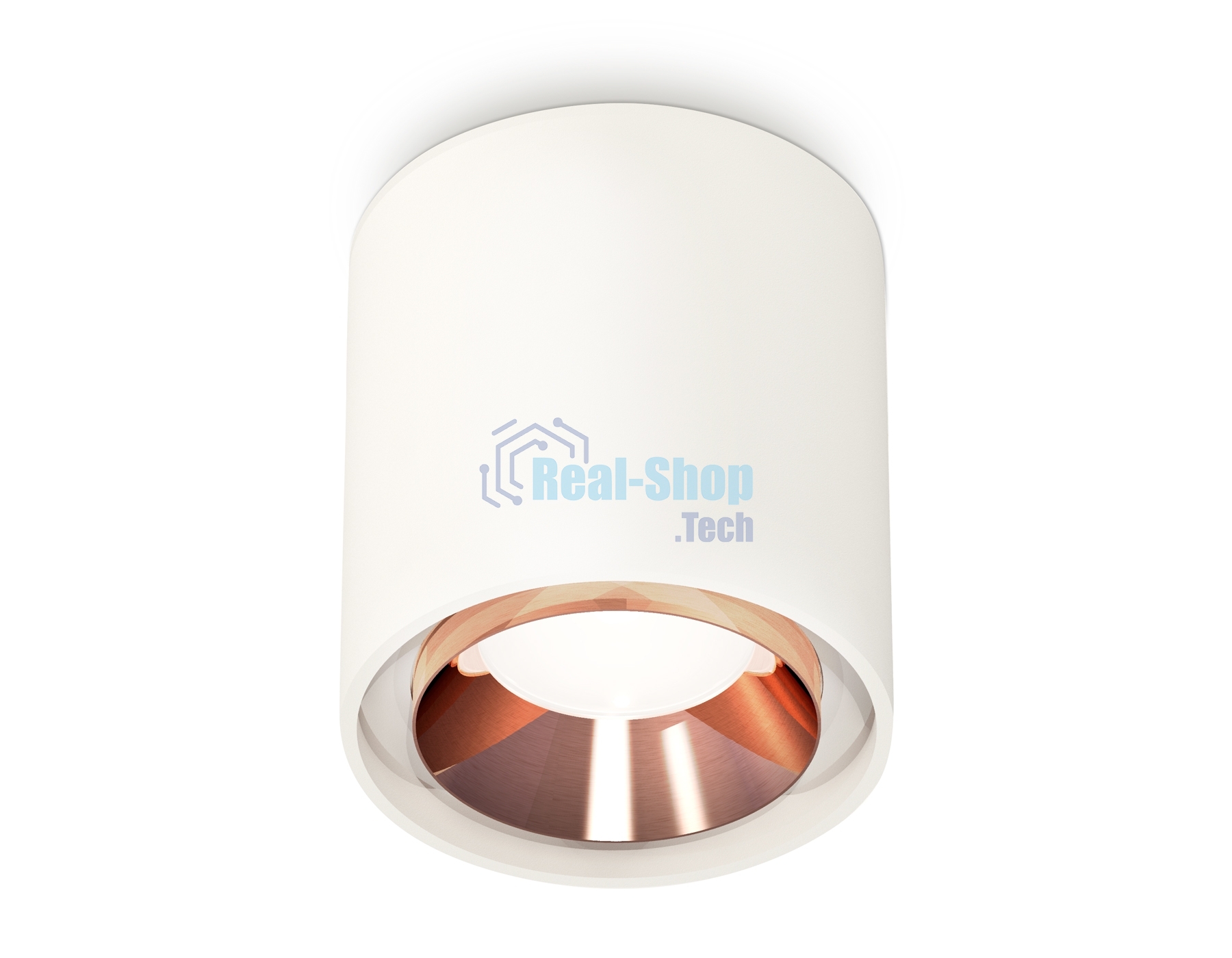 Светильник Ambrella Light XS7722005 SWH/PPG белый песок/золото розовое полированное MR16 GU5.3 (C7722, N7035)