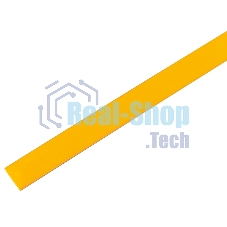 Термоусадочная трубка PROconnect 60/30 мм, желтая, упаковка 10 шт. по 1 м