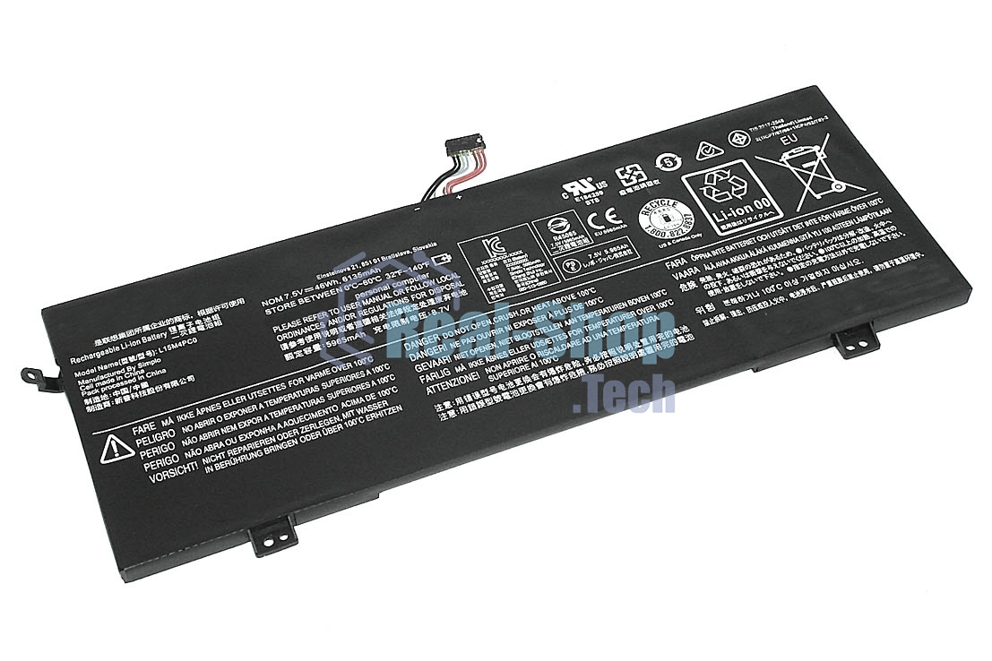 Аккумуляторная батарея для ноутбука Lenovo 710S-13ISK7.5V 6135mAh Orig