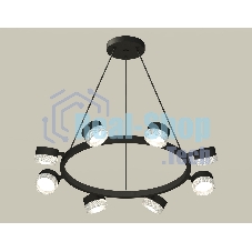 Светильник Ambrella light XB9198250/8 SBK/CL черный песок/прозрачный GX53 (C9198, N8480)
