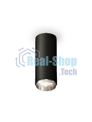 Светильник Ambrella Light XS6343003 SBK/PSL черный песок/серебро полированное MR16 GU5.3 (C6343, N6122)