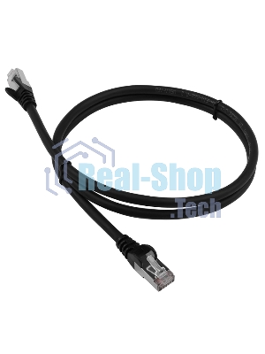 Патч-корд LANMASTER LSZH FTP cat.6, 3.0 м, черный