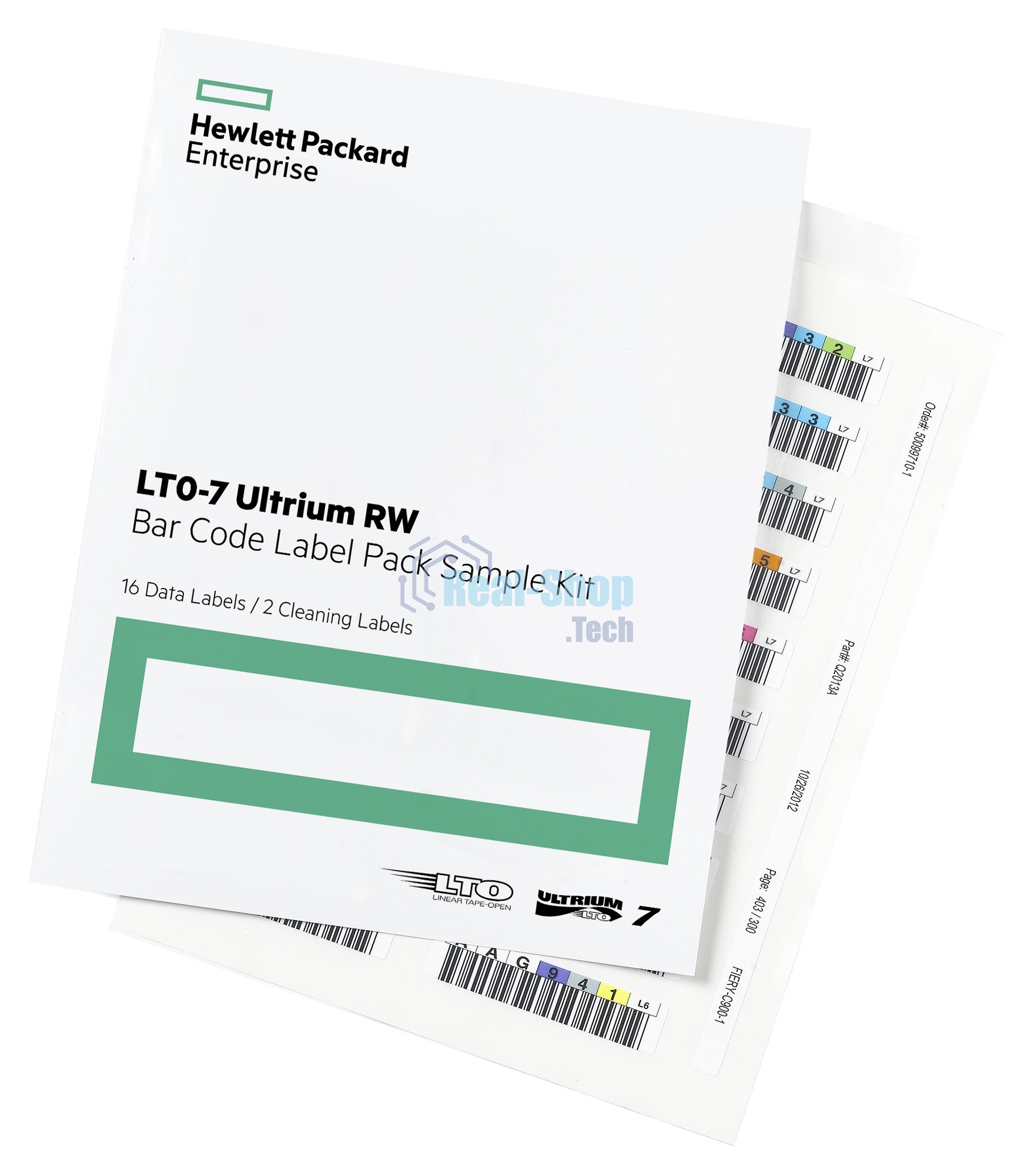 Наклейка HPE Q2014A LTO-7 Ultrium RW Bar Code Pack