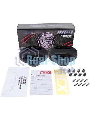 Колонки автомобильные Kicx RX 652 4Ом 16см (6.5дюйм) (ком.:2кол.) коаксиальные двухполосные
