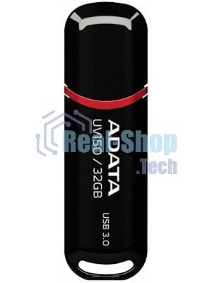 Флешка USB ADATA UV150 (AUV150-32G-RBK), 32Gb, USB 3.0, R/W 100/30, черный