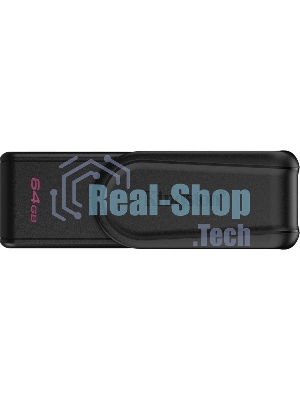 Флешка USB Kingston DataTraveler Exodia S (DTXS/64Gb), 64Gb, USB 3.2 Gen 1, R/W 150/60, черный