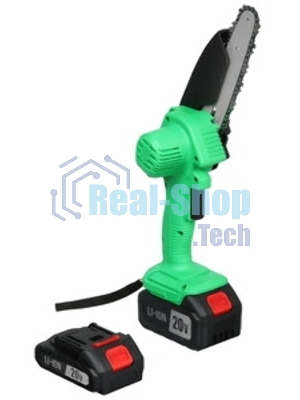 Пила цепная аккумуляторная ZITREK GreenSaw 20 Extra power 20В, 3А·ч Li-ion аккум. 1шт, 1,5А·ч Li-ion аккум. 1шт, ЗУ