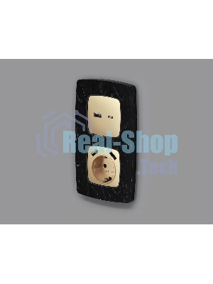 Лицевая панель OMEGA (Шампань) для розетки 2USB тип A+C QUANT OP6110