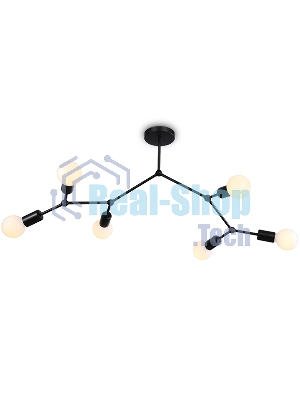 Светильник Ambrella light TR8036/6 BK черный E27*6 max 40W D670*590