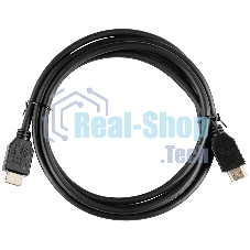 Кабель аудио-видео Buro HDMI (m)/HDMI (m) 2м. черный (BURO-HDMI-V2.0-2M)