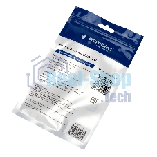 Разветвитель USB2.0 Gembird UHB-C203, 4xUSB2.0, кабель USB 10 см, алюминий, пакет