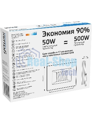Прожектор светодиодный Gauss Elementary 50W 3510lm IP65 6500К белый