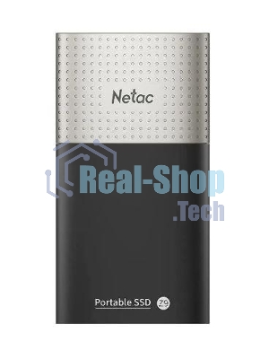 Внешний SSD Netac Z9, 128 Gb, USB 3.2 Gen 2 Type-C, R/W 550/480, черный