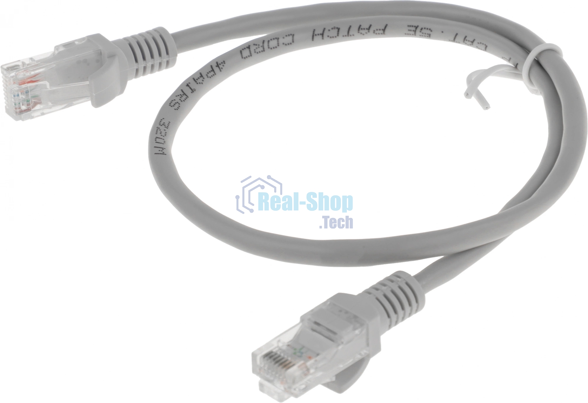 Патч-корд Premier PP12-0.5M 1000Гбит/с UTP 4 пары cat.5E CCA molded 0.5м серый RJ-45 (m)-RJ-45 (m)