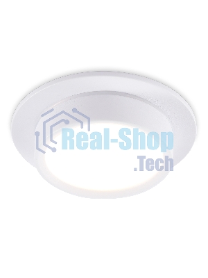 Светильник встраиваемый Ambrella light TN6733 WH белый IP44 GX53 D110*57