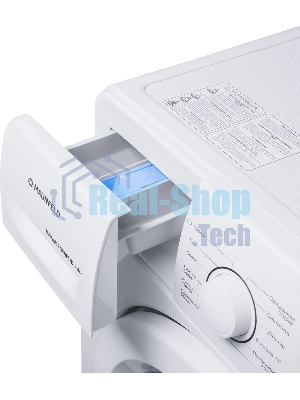 Стиральная машина Maunfeld MFWM127WH051D белый, загрузка фронтальная 7 кг, 1200 об/мин., класс: А+++