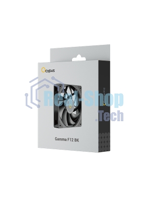 Вентилятор для корпуса Ocypus Gamma F12 BK черный 120мм 1300rpm 24.5db 3-pin