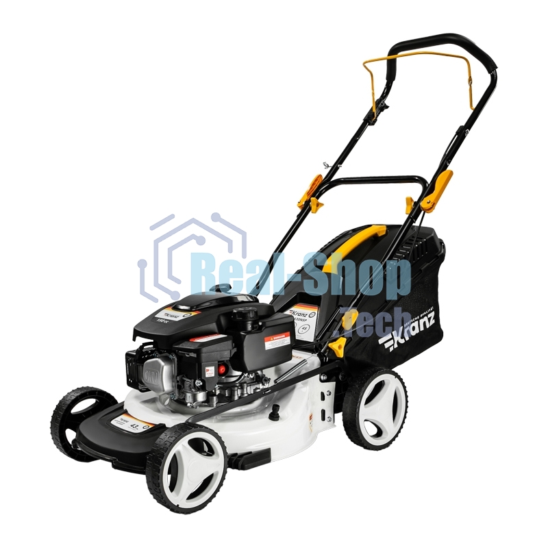 Газонокосилка бензиновая Kranz KR-430NSP, 4,5 л.с.