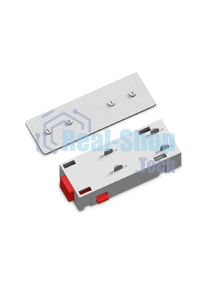 GL1105 WH белый коннектор питания с соеденителем прямой для шинопровода Magnetic 220V 68*28.5*18