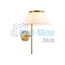 Настенный светильник Ambrella light LH72475 BS/WH латунь/белый Е14 max 40W 300*260*400