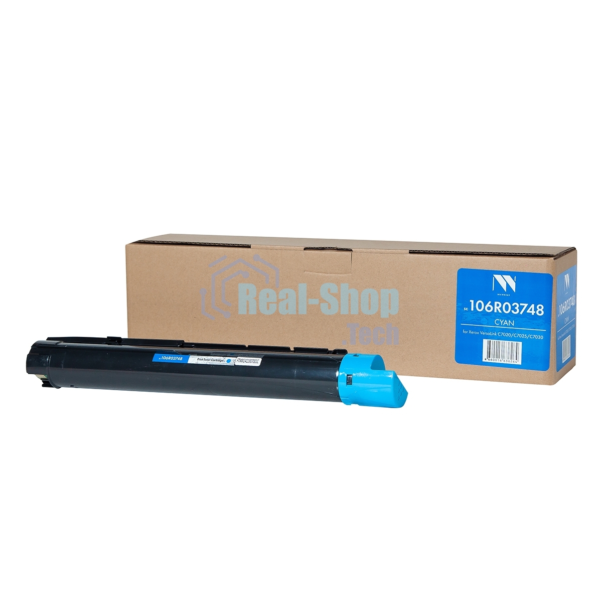 Картридж лазерный NVPrint совместимый NV-106R03748 Cyan для Xerox VersaLink C7020/C7025/C7030 (16500k)
