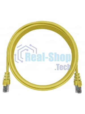 Патч-корд NTSS NTSS-PC-UTP-RJ45-5e-0.3-LSZH-YL NTSS-PC-UTP-RJ45-5E-0.3-LSZH UTP RJ-45 вил.-вилка RJ-45 cat.5e 0.3м желтый LSZH (уп.:1шт)