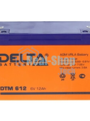 Батарея для ИБП Delta DTM 612 (6V, 12Ah)