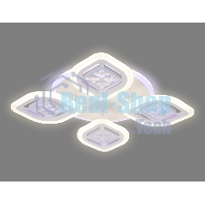 Светильник Ambrella light FA280/4 WH белый 69W 530*530*80 (ПДУ РАДИО 2.4G)