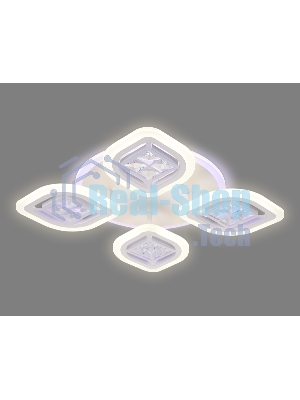 Светильник Ambrella light FA280/4 WH белый 69W 530*530*80 (ПДУ РАДИО 2.4G)